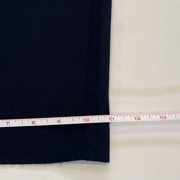 NY & Co. Navy Sleeveless Wide Leg Belted Jumpsuit / Pantsuit, Size 2 - Picture 14 of 15